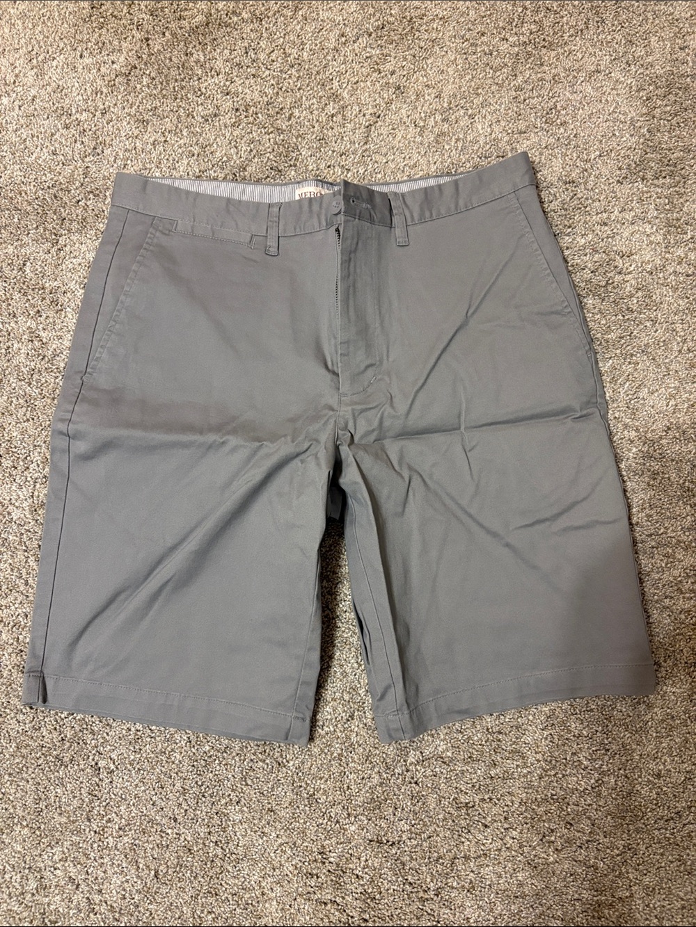 Merona Men's Gray Flat Front Shorts
